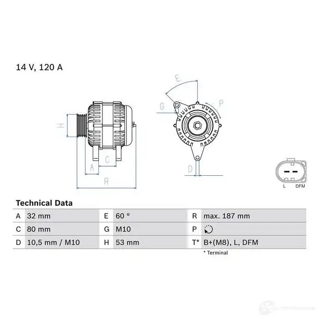 Лямбда зонд, кислородный датчик BOSCH LS 30144 0258030144 LSF-XF 313000