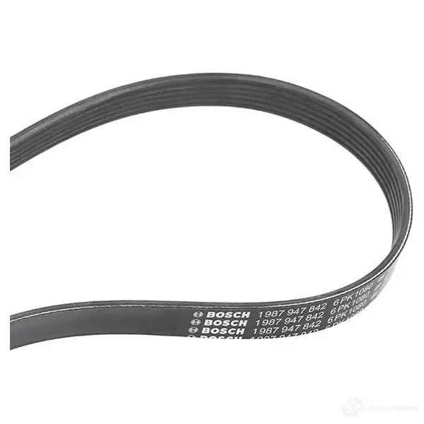 Приводной ремень, поликлиновой BOSCH 356830 6 PK 1080 1987947842 6PK1080