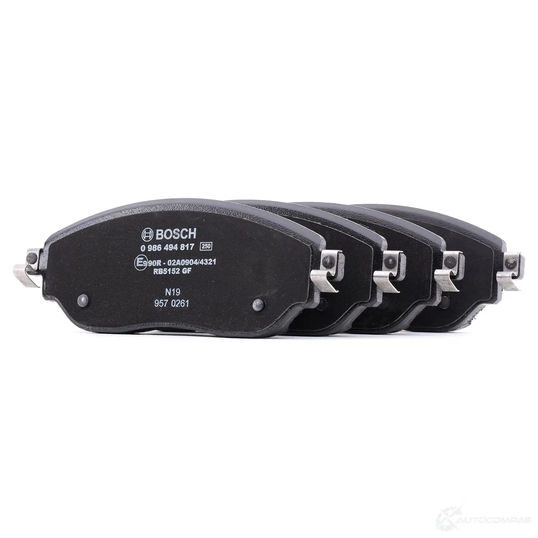 Тормозные колодки, комплект BOSCH BP1991 22087 1193484186 0986494817