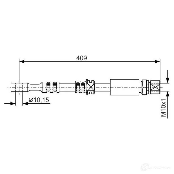 Тормозной шланг BOSCH BH3 37 76XLKQ 1987476644 353041