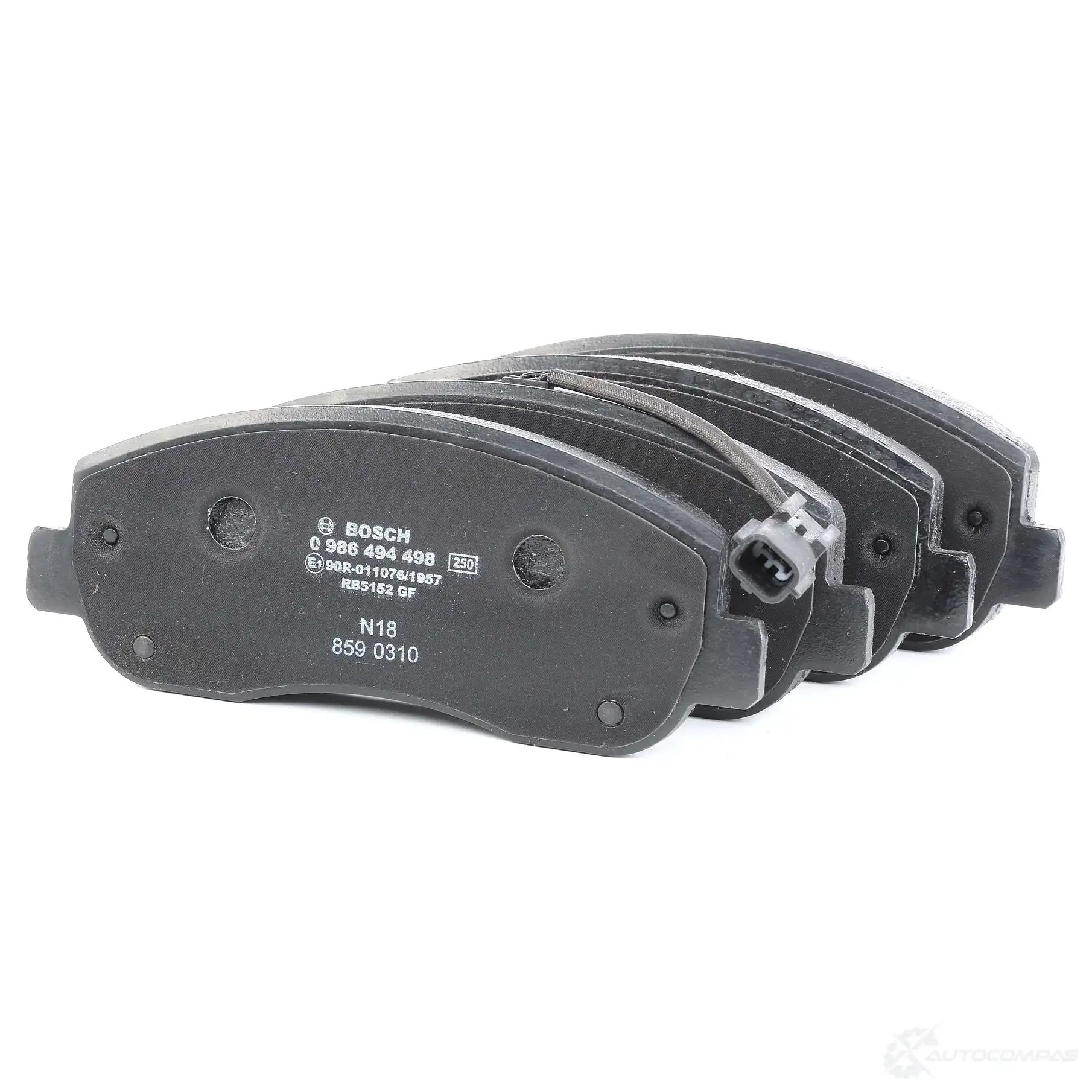 Тормозные колодки, комплект BOSCH BP1417 25147 0986494498 342464