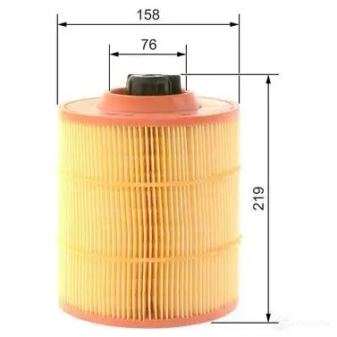 Воздушный фильтр BOSCH 1425137300 WE2F4U6 f026400430 S043 0
