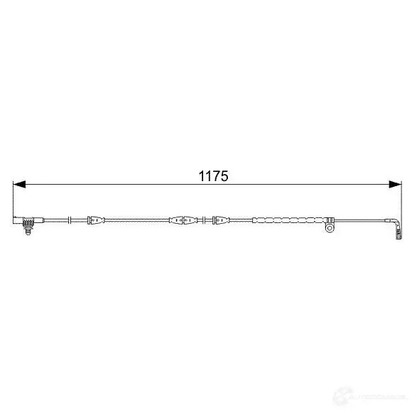 Датчик износа тормозных колодок BOSCH 1987473032 F9XQT 351466 AP82 5