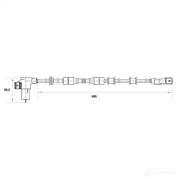 Датчик АБС BOSCH WS6207 0265006207 315047 DF 6