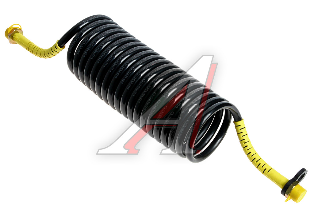 Шланг пневматический витой М22 L=4.5м (желтый) WABCO