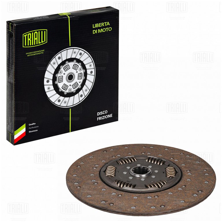Диск сцепления КАМАЗ-ЕВРО (КПП-ZF) MFZ-430 (аналог SACHS) TRIALLI