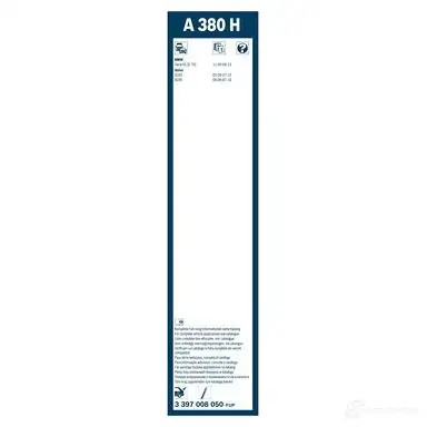 Щетка стеклоочистителя BOSCH 3397008050 360666 A380H A 380 H