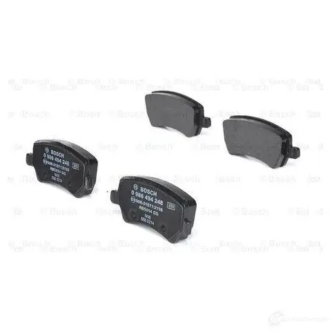 Тормозные колодки, комплект BOSCH 24496 342236 0986494248 BP1120