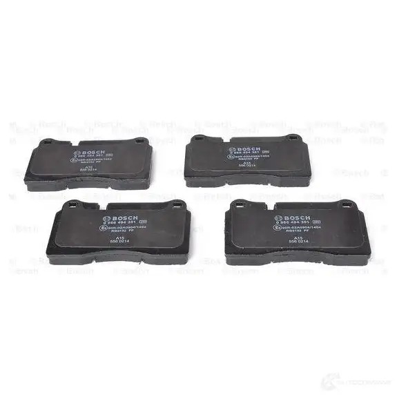 Тормозные колодки, комплект BOSCH 24098 0986494351 342338 8278D116; 8380D126