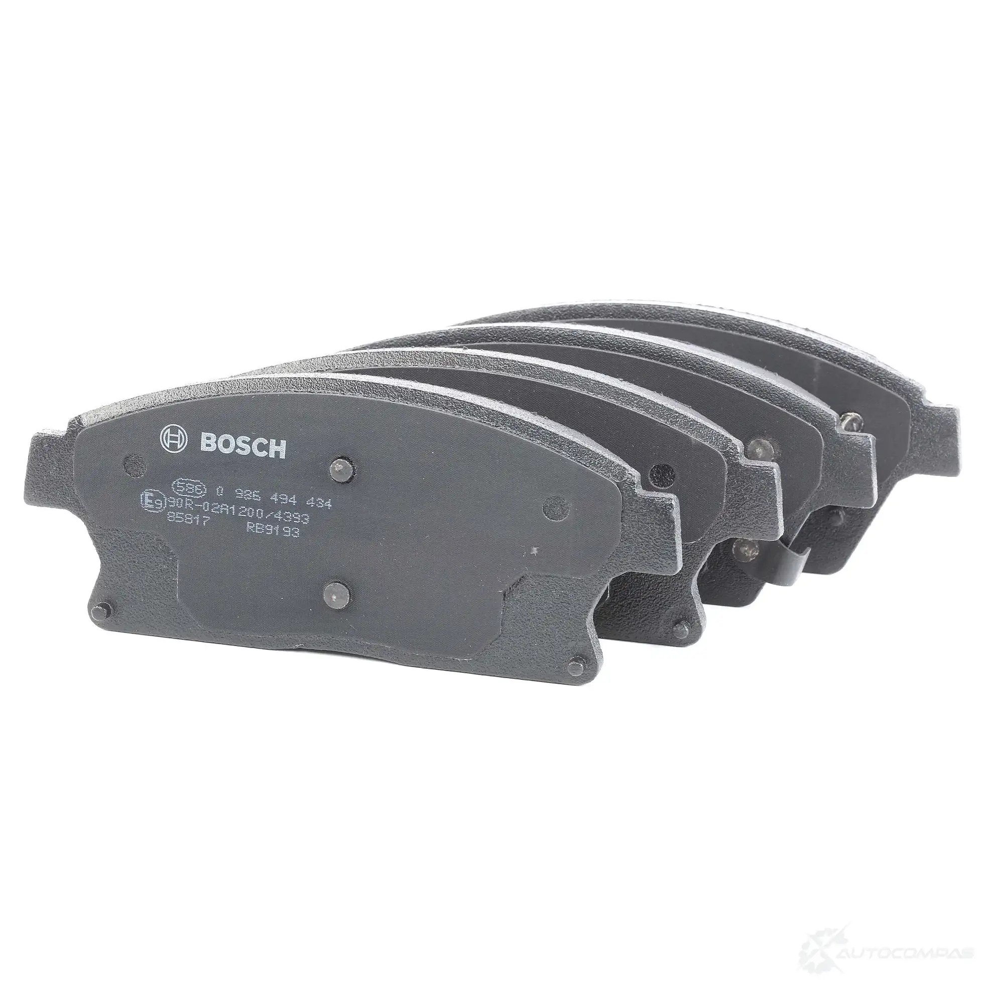 Тормозные колодки, комплект BOSCH 25034 BP1356 0986494434 342415