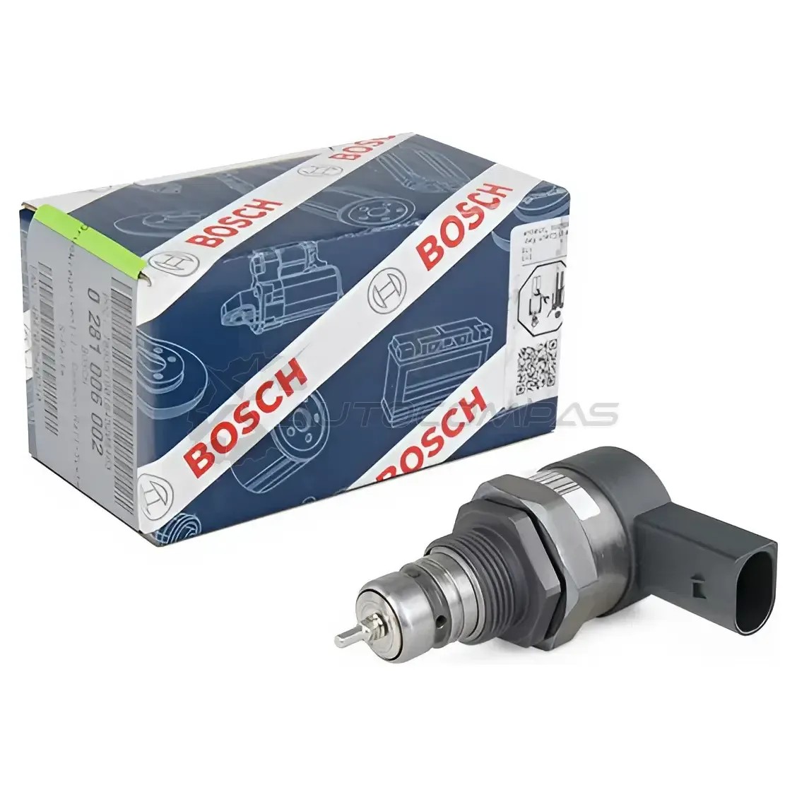 Регулятор давления топлива Audi Q5 Q7 Seat Leon Toledo Skoda Octavia Superb Yeti Volkswagen Caddy Tiguan Touareg Touran Porsche Cayenne BOSCH 0I4UQF 119837163 0281006002 CR/ DRV-USAK/30S