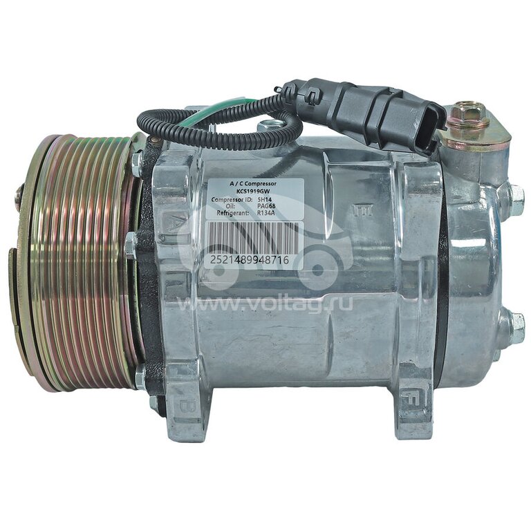 Компрессор JAC N75, N80, N90, N120 КАМАЗ Компас-9/12 кондиционера KRAUF