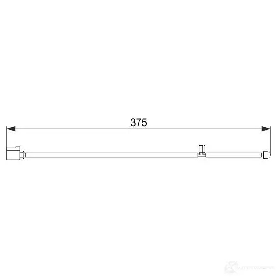 Датчик износа тормозных колодок BOSCH 1987474562 3X08UM AP 339 351971