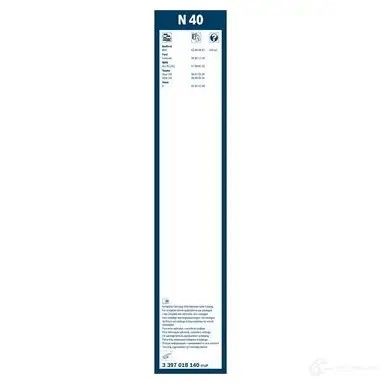 Щетка стеклоочистителя BOSCH B94F4KS 3397018140 360954 N 40