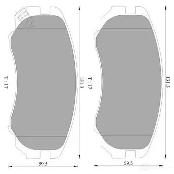 Тормозные колодки, комплект BOSCH D924 1193491346 0986ab9106 BP910 6